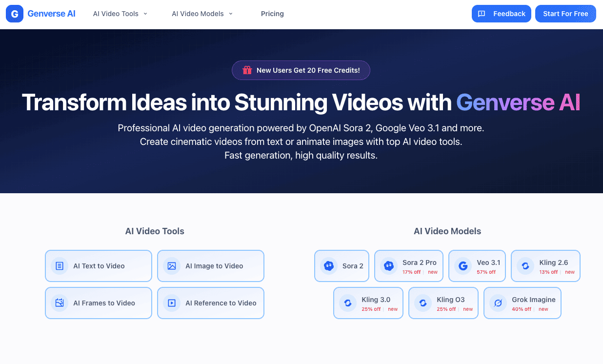 Frames to Video generator interface