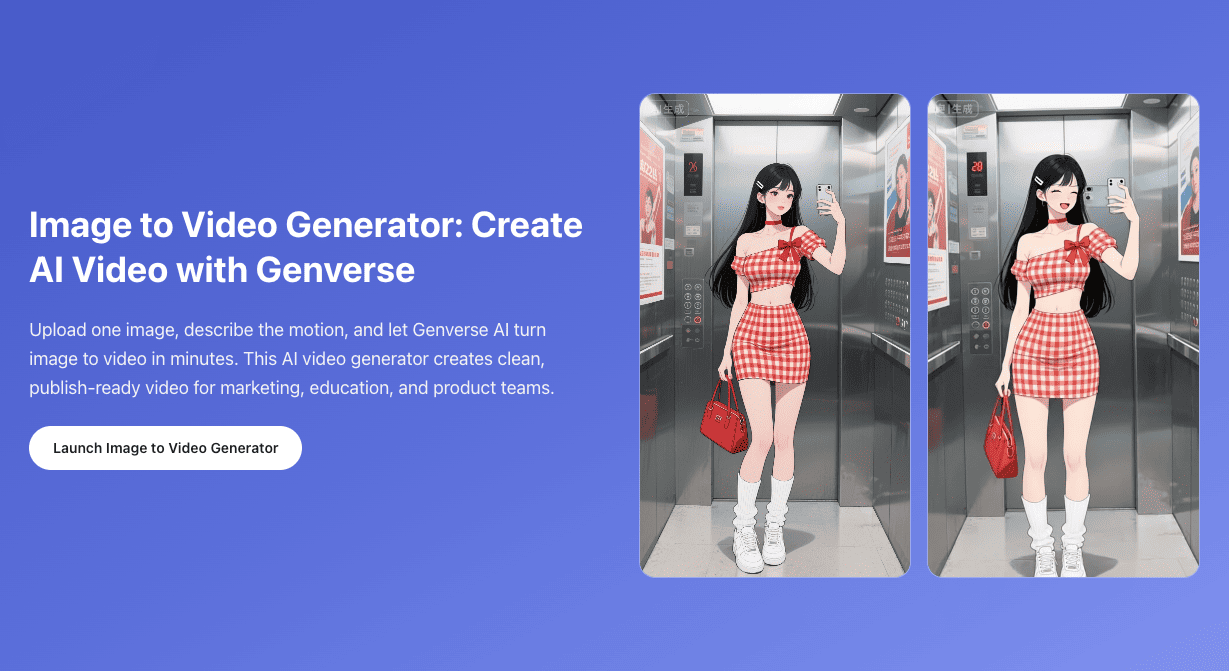 Source image for image to video generation